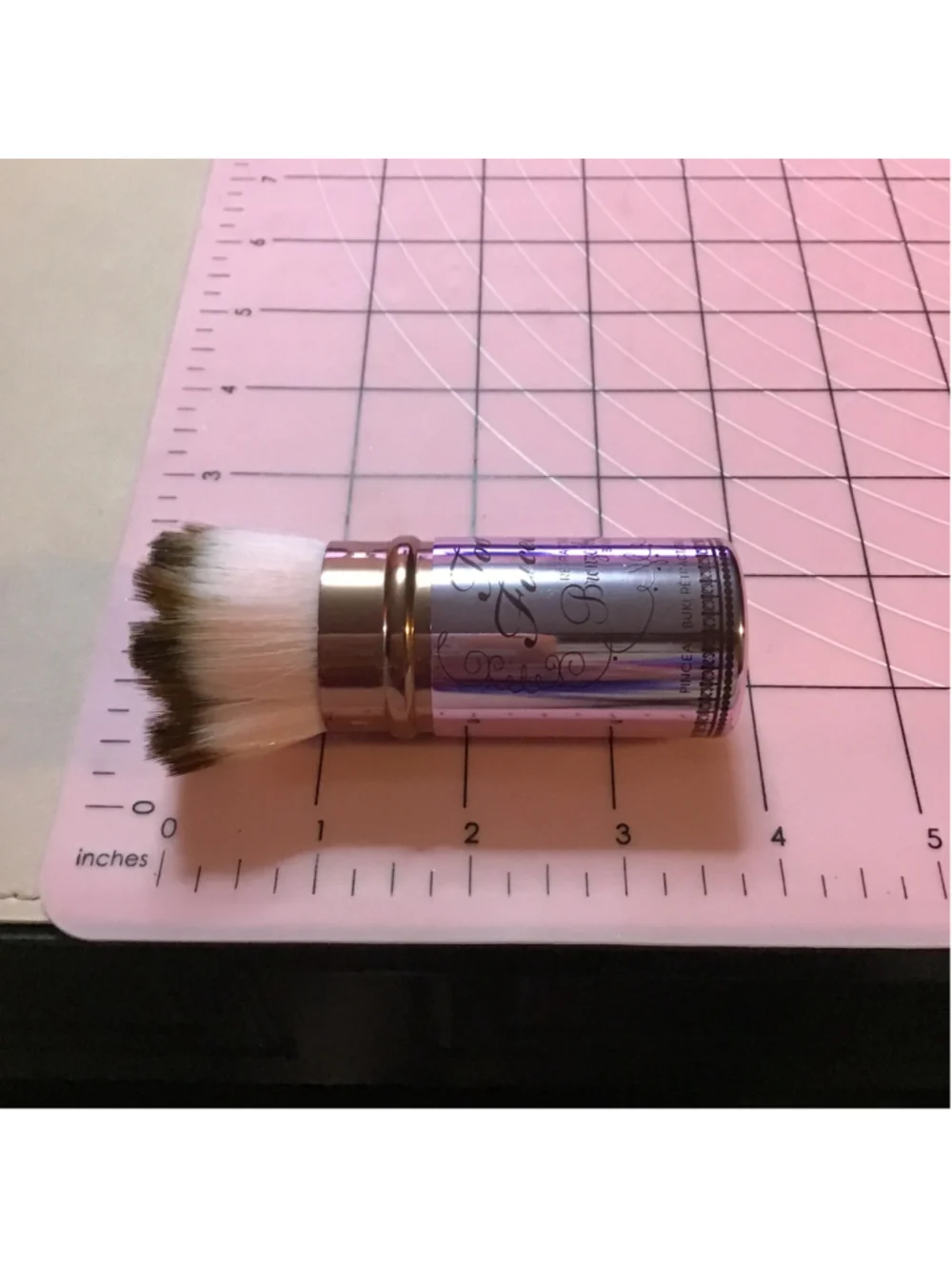 Too Faced Retractable Bronze-Buki Brush Silver Pink Gold